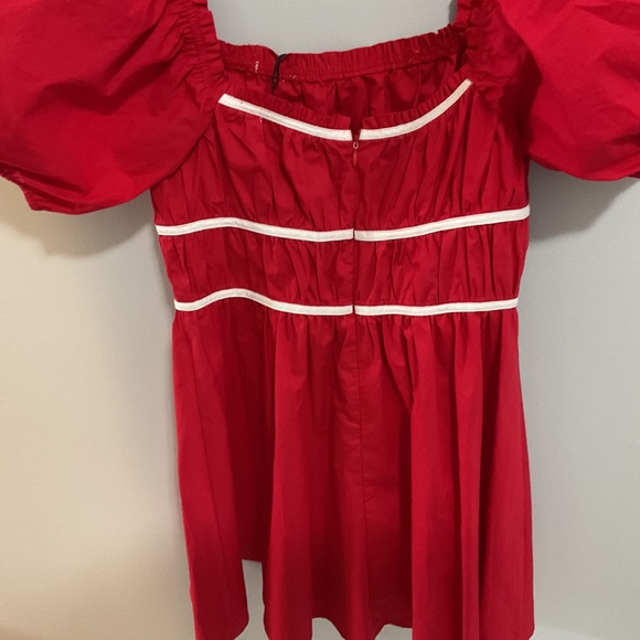 NWT day+moon Hot Streak Mini Dress In Red, Small - Picture 11 of 11